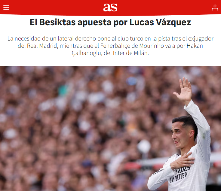 TRANSFER HABERİ | Beşiktaş'tan Lucas Vazquez hamlesi! 2 transfer haberi besiktastan lucas vazquez hamlesi 0 V4NvQnB4