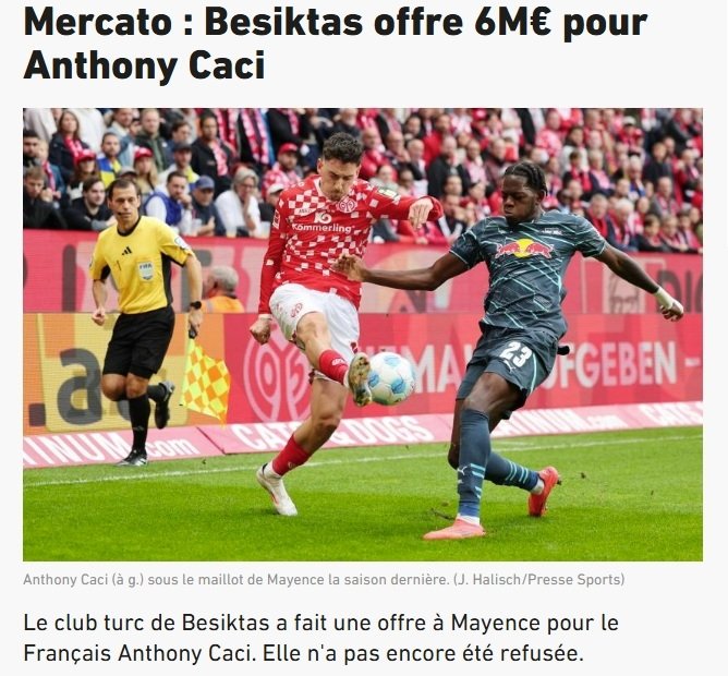 TRANSFER HABERLERİ | Beşiktaş'ın sağ beki Bundesliga'dan: Anthony Caci! 2 transfer haberleri besiktasin sag beki bundesligadan anthony caci 0 kVORqC5z