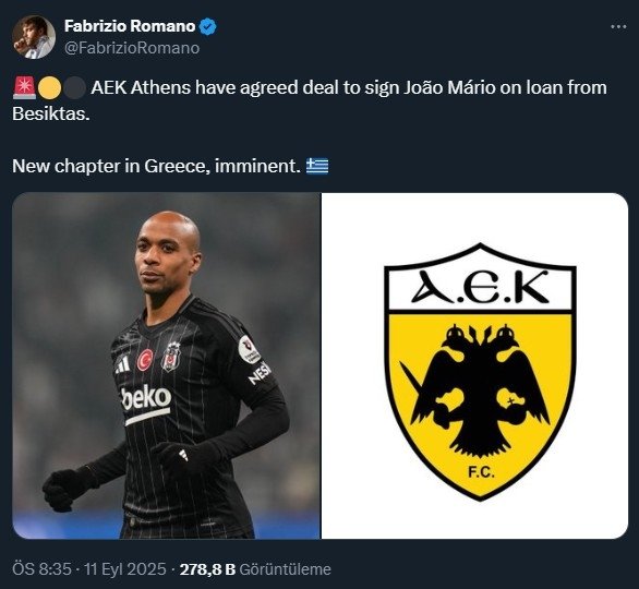 TRANSFER HABERİ - Joao Mario Beşiktaş'tan ayrılıyor! İşte yeni takımı 2 transfer haberi joao mario besiktastan ayriliyor iste yeni takimi 0 TYWzzN1B