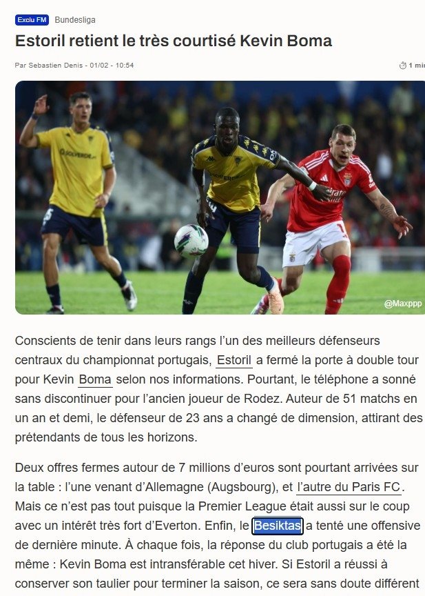 besiktasa portekizden transfer yaniti kevin boma 0 H7yj95sj